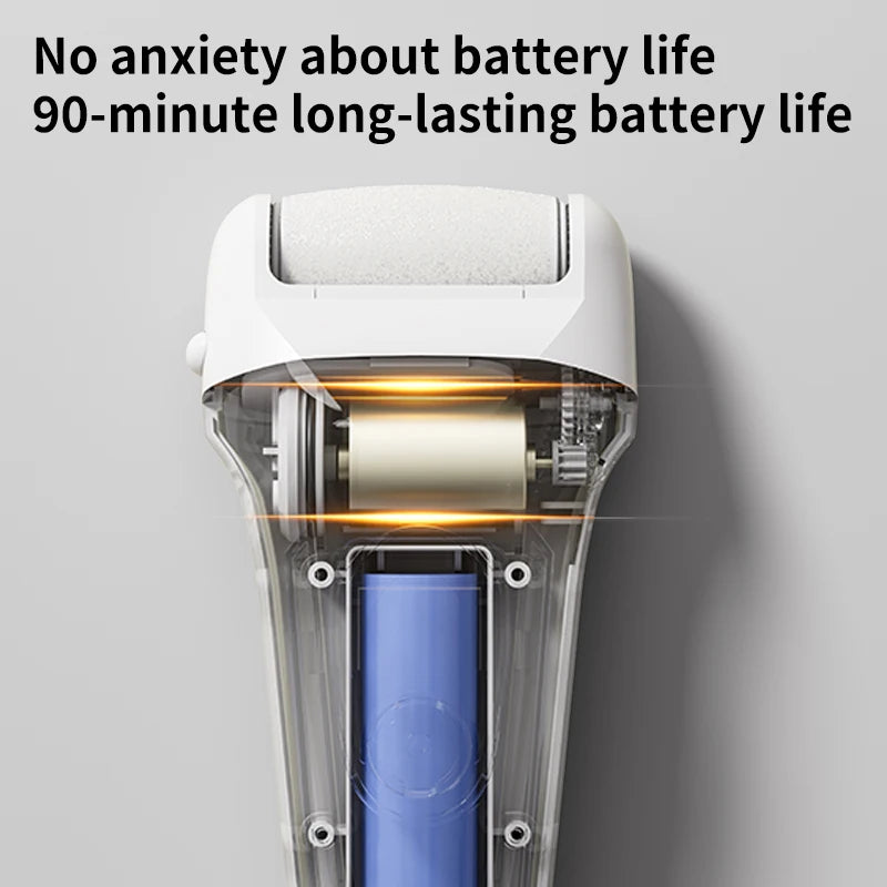 USB Powered Rechargeable Electric Foot Grinder Callus Remover Adjustable Speeds Pedicure Tool for Men & Women Personal Foot Care