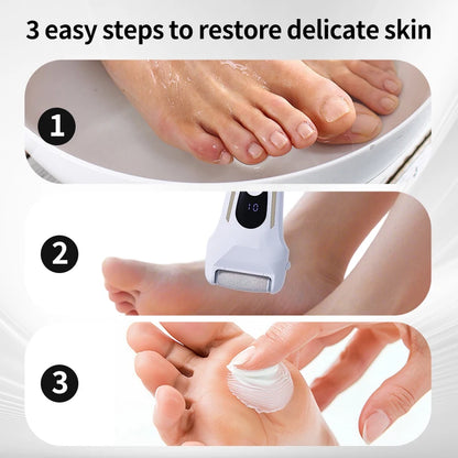 USB Powered Rechargeable Electric Foot Grinder Callus Remover Adjustable Speeds Pedicure Tool for Men & Women Personal Foot Care